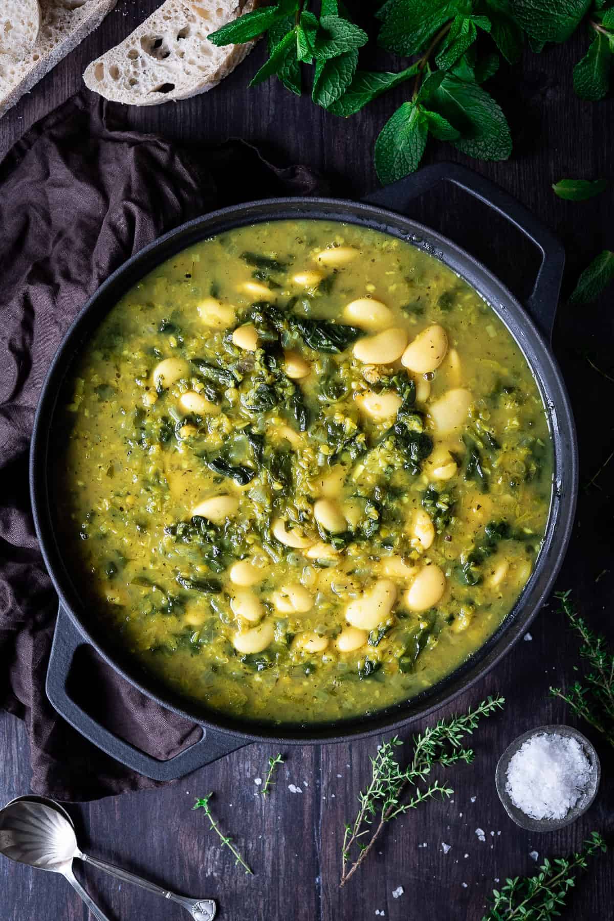 Spinach-Lentil Soup